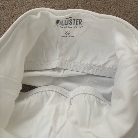 White Ruched Halter Top - Picture 3 of 5